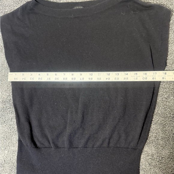 Ann Taylor Black Knit Top- Size S - Picture 4 of 5
